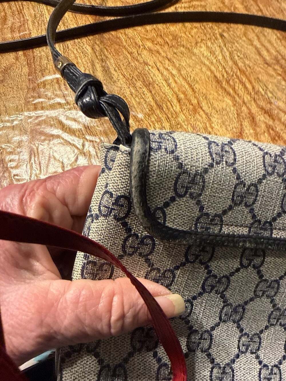 Vintage Gucci GG Supreme Monogram Canvas Messenger Crossbody Bag - Picture 5 of 7
